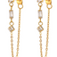 Single chain bling earring – Tarnish Proof Jewellery