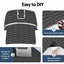 Seamanship EVA Foam Boat Flooring Deck Mat 240x90cm 6mm Diamond Dark Grey