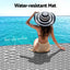Seamanship EVA Foam Boat Flooring Deck Mat 240x90cm 6mm Diamond Light Grey