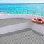 Seamanship EVA Foam Boat Flooring Deck Mat 240x90cm 6mm Diamond Light Grey