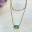 Seeing double gold necklace – Tarnish Proof Jewellery