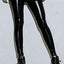 Shiny Metallic Leggings Womens Pants Ladies Black
