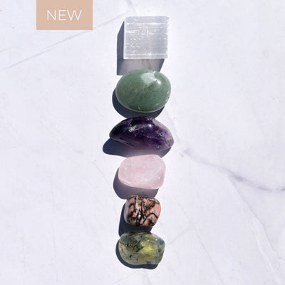 Silk Oil Of Morocco Crystal Kit with Selenite - Love