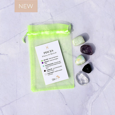 Silk Oil Of Morocco Zodiac Crystal Kit - Pisces