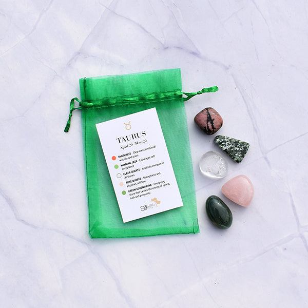 Silk Oil Of Morocco Zodiac Crystal Kit - Taurus