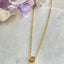 Silver Gem Gold Necklace – Tarnish Proof Jewellery