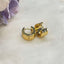 Simple gold hoop earrings – Tarnish Proof Jewellery