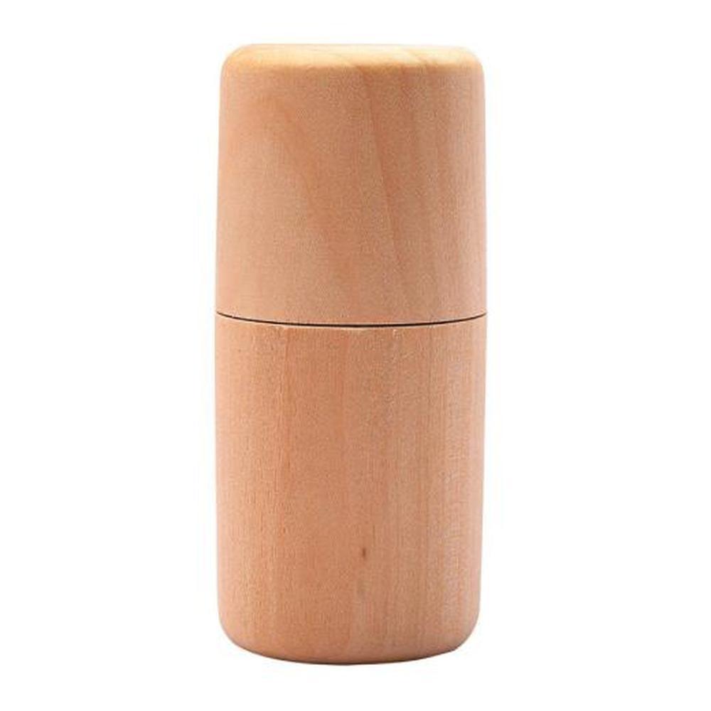 Single Slot Essential Oils Bottle Storage Box - Wood Mini Portable Holder