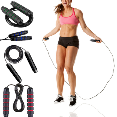 Skipping Rope - Jump Rope Adjustable Fitness Cable Speed Jumping