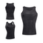 Slimming Tank Top Mens Body Shaper Compression Vest Top Singlet Black White
