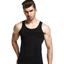 Slimming Tank Top Mens Body Shaper Compression Vest Top Singlet Black White