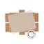 Social Hike 1500pcs Puzzle Board 6 Drawer with Cover - Wooden Rotating Tabletop