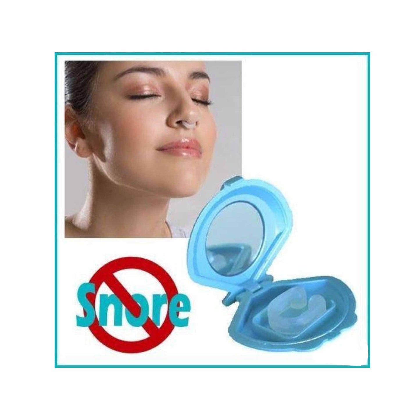 Social Hike 4x Anti Snoring Aid Nose Clip - Sleeping + Breathing Device