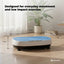 Social Hike 55cm Vibration Plate Machine Full Body Exercise Platform 200W Blue
