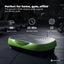 Social Hike 55cm Vibration Plate Machine Full Body Exercise Platform 200W Green