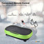 Social Hike 55cm Vibration Plate Machine Full Body Exercise Platform 200W Green