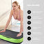 Social Hike 55cm Vibration Plate Machine Full Body Exercise Platform 200W Green