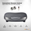 Social Hike 55cm Vibration Plate Machine Full Body Exercise Platform 200W Grey