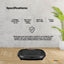 Social Hike Black Mini Vibration Plate - Vibrating Exercise Machine Platform