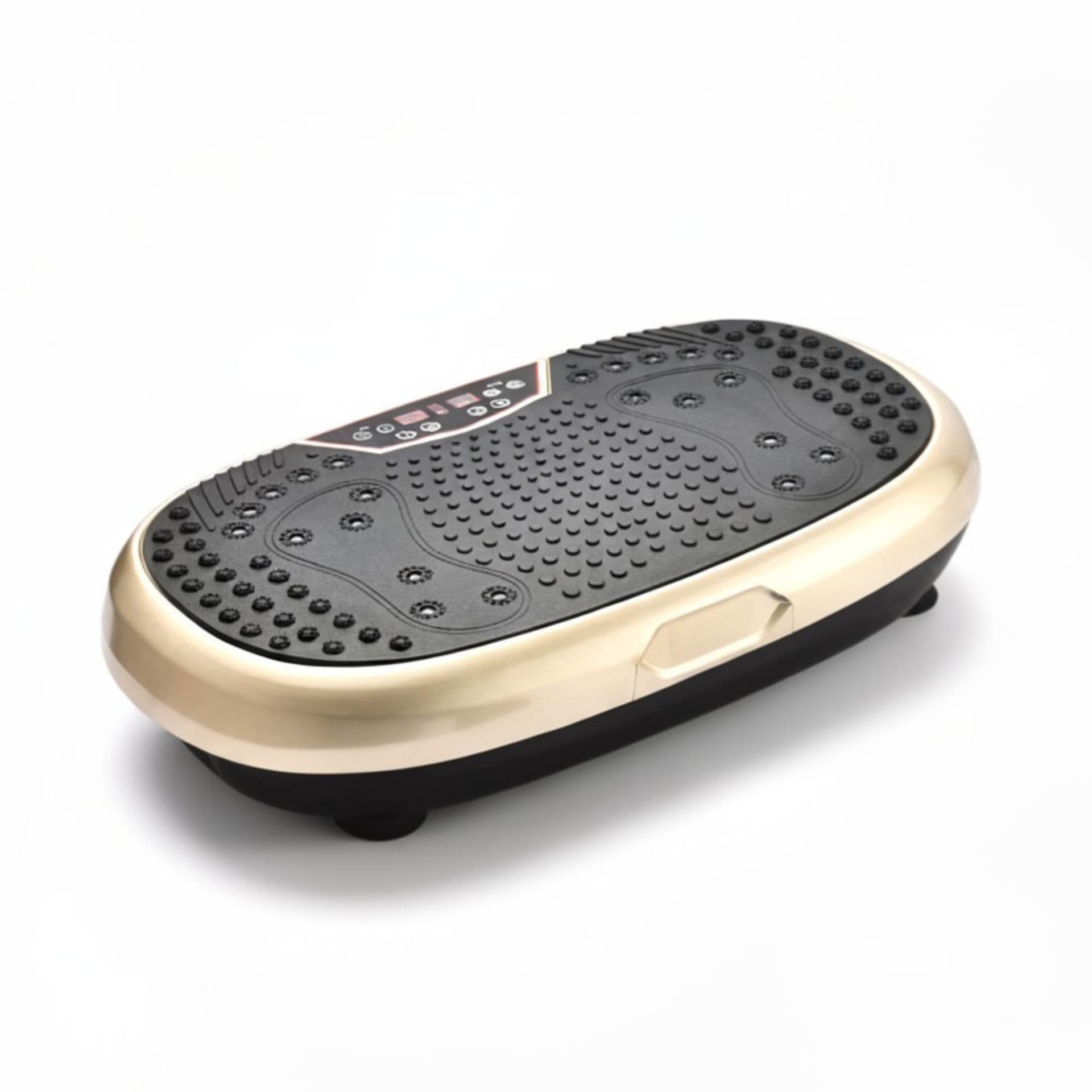 Social Hike Gold Mini Vibration Plate - Vibrating Exercise Machine Platform