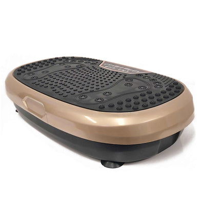 Social Hike Gold Mini Vibration Plate - Vibrating Exercise Machine Platform