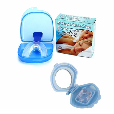 Social Hike Mouthguard + Nose Clip Anti Snoring Sleep Aid Breathing Device