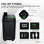 Social Hike Portable Camping Shower Kit - 6000MAh Outdoor Rechargeable Pump LED