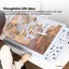 Social Hike Puzzle Board 1000 pcs - Felt Tilt Portable Cover Drawers Silver