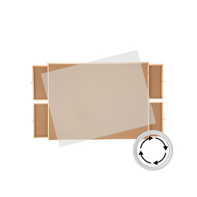 Social Hike Puzzle Board 1000 pcs - Rotating Tabletop with 4 Drawers and Cover