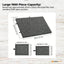 Social Hike Puzzle Board 1500 pcs - Felt Tilt Portable Cover Drawers Grey