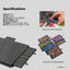 Social Hike Puzzle Board 1500 pcs - Felt Tilt Portable Cover Drawers Grey
