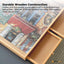 Social Hike Puzzle Board 1500 pcs - Rotating Tabletop with 4 Drawers and Cover