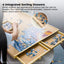 Social Hike Puzzle Board 1500 pcs - Rotating Tabletop with 4 Drawers and Cover
