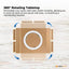Social Hike Puzzle Board 1500 pcs - Rotating Tabletop with 4 Drawers and Cover