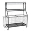 Social Hike Sports Equipment Storage Organiser and Side Rack Garage Trolley