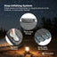 Social Hike Step-Inflating Camping Mattress Lightweight Waterproof Sleeping Grey