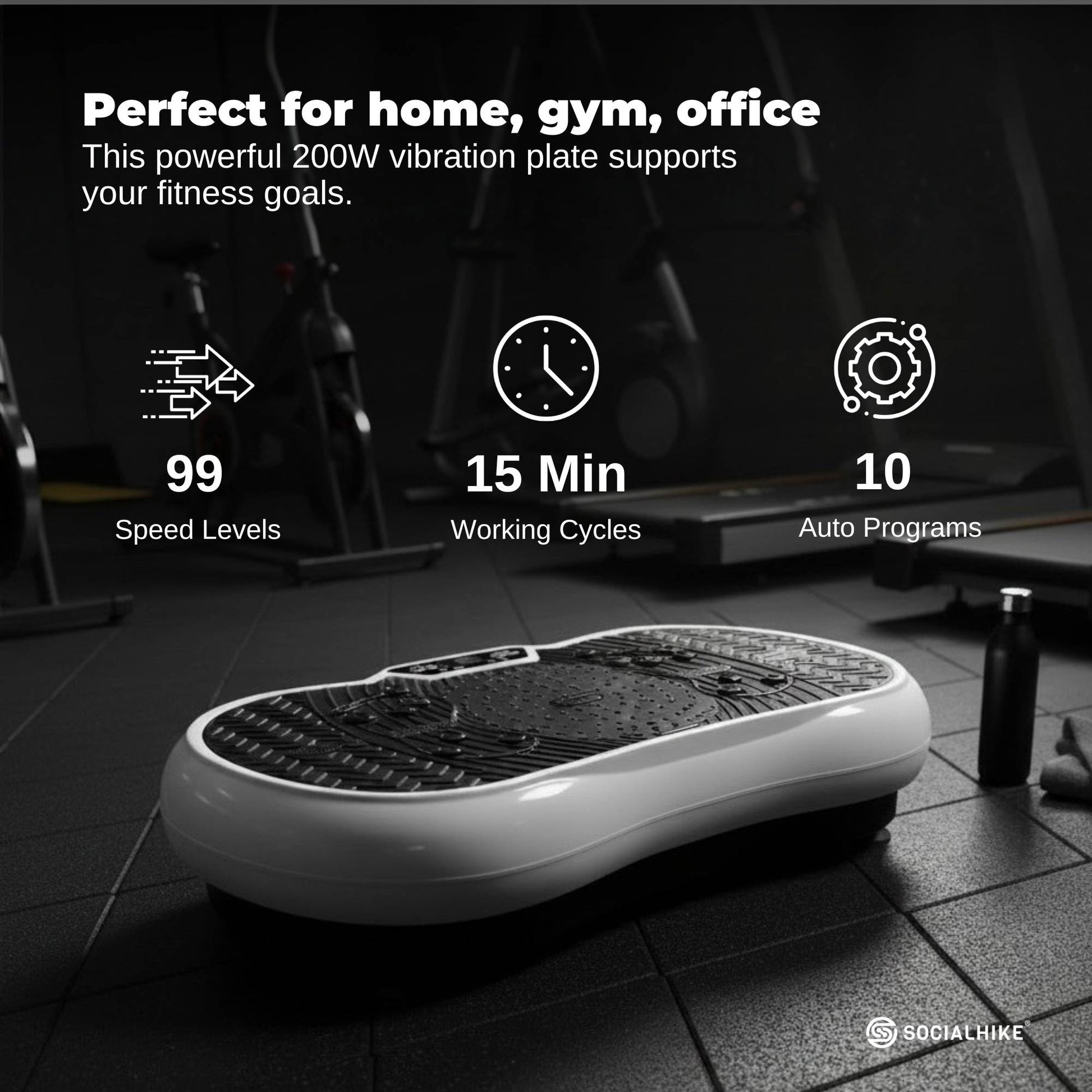 vibrations home trainer iMounTEK Vibration Balance Trainer Power Vibrating Exercise Machine, Home  Fitness Equipment with Resistant Bands Remote Control, Blue