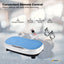 Social Hike Vibration Plate Machine Full Body Vibrating Exercise Platform Blue