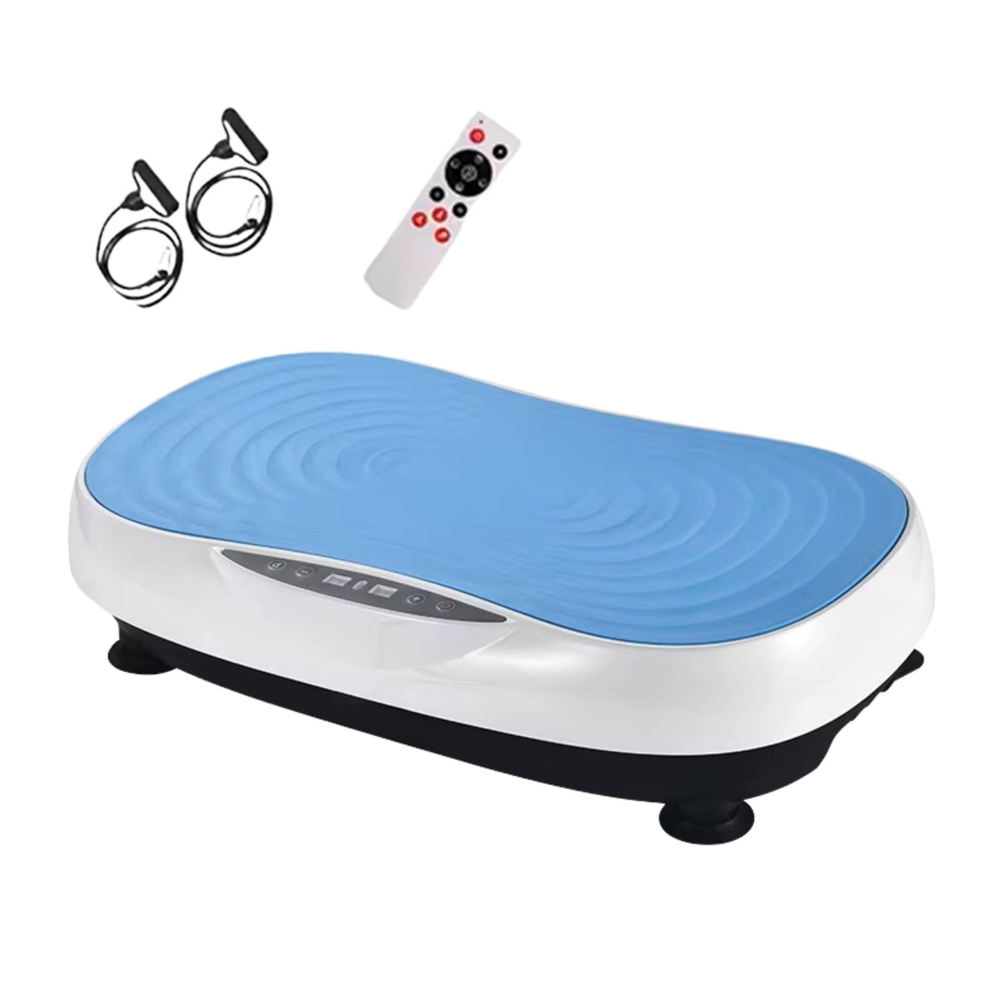 Social Hike Vibration Plate Machine Full Body Vibrating Exercise Platform Blue