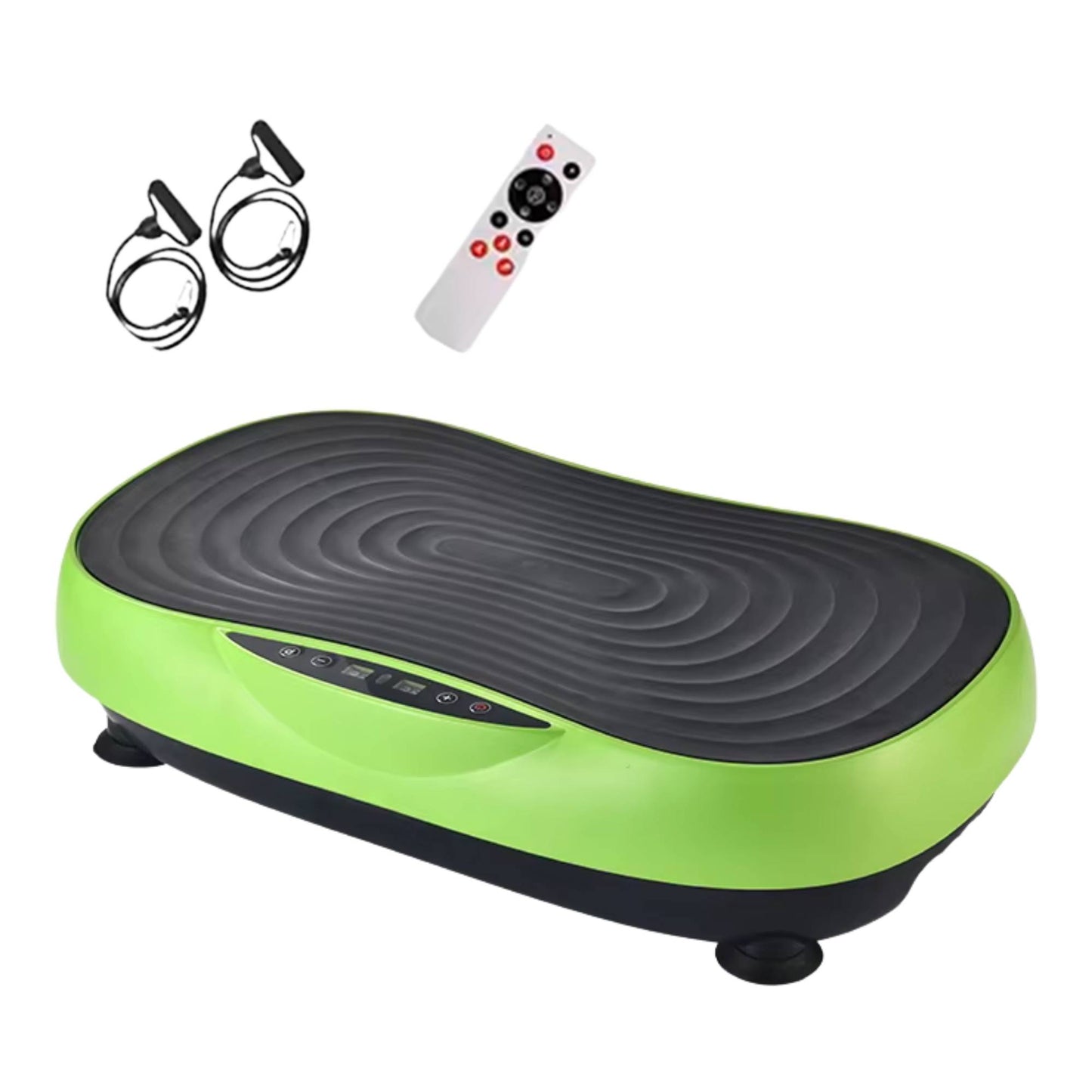 Social Hike Vibration Plate Machine Full Body Vibrating Exercise Platform Green