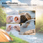 Social Hike Portable Camping Shower Head - Outdoor Rechargeable Pump LED Light