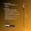 Social Hike Trekking Poles Set of 2 Adjustable Lightweight Hiking Walking Sticks