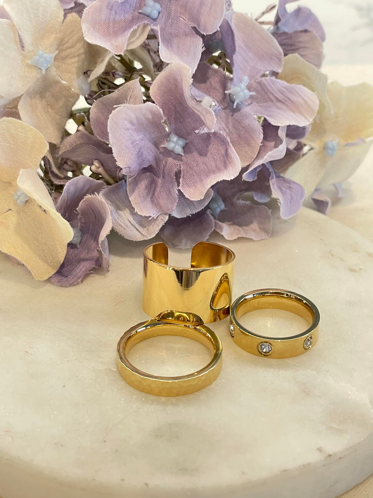Solid gold with bling ring - size 6 – Tarnish Proof Jewellery