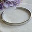 Solid silver bangle – Tarnish Proof Jewellery