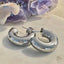 Solid silver hoop – Tarnish Proof Jewellery