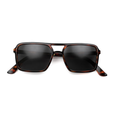 London Mole Spy Sunglasses Gloss Tortoise Shell / Black