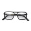 London Mole Spy Blue Blocker Glasses Matte Black