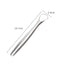 Stainless Steel Tongue Scraper Cleaner Oral Hygiene Reduce Bad Breath Metal Tool