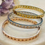 Stars on your arm bangle - rose gold – Tarnish Proof Jewellery