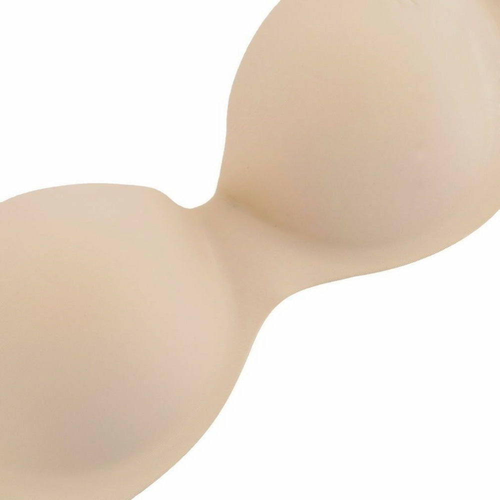Stick On Backless Bra Strapless Push Up Sticky Invisible Silicone Self Adhesive